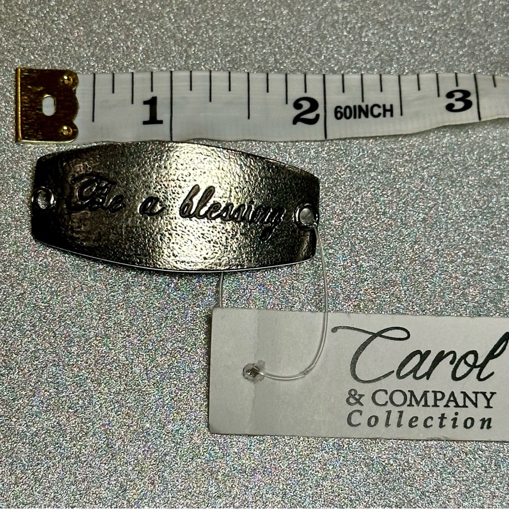 ✨NWT✨Sentiment CHARM Carol & Company Collection, “Be a blessing”